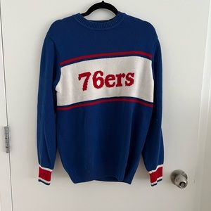 Hillflint Retro Philadelphia 76ers crewneck Sweater size small